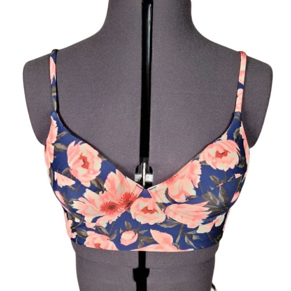 Tori Praver Pullover Balconette Bikini Top Sz XS